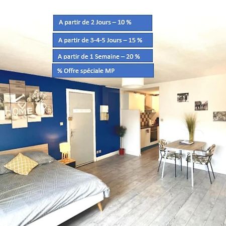 Appartement Entier Moissac Centre 30 M2 Calme Avec Cour Interieure Pour Velos A 50M Du Marche De מוסאק מראה חיצוני תמונה